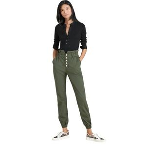 Veronica Beard Tedi High Rise Tapered Joggers 31